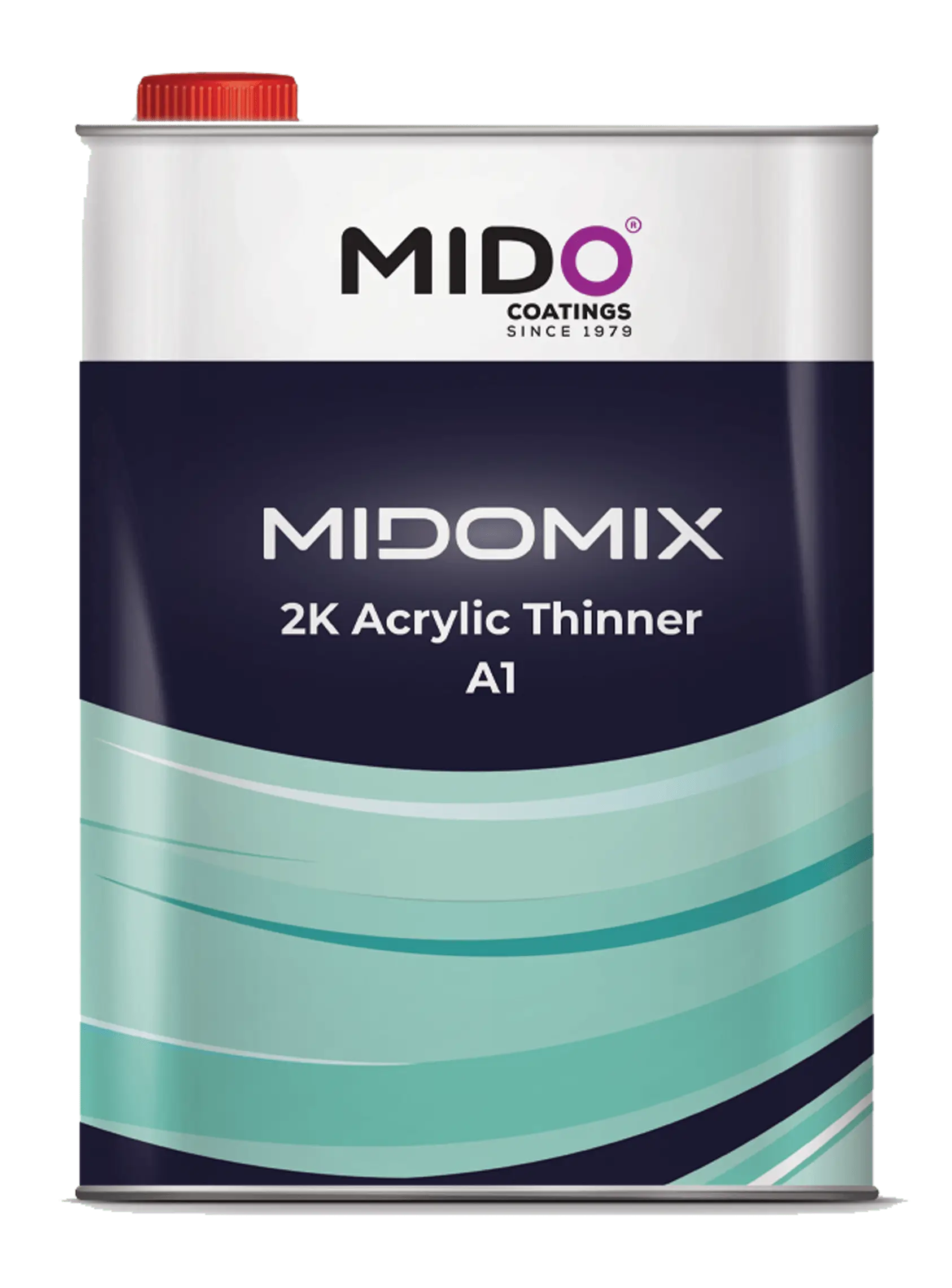 MIDOMIX 2K Acrylic Thinner A1 can from MIDO Coatings.