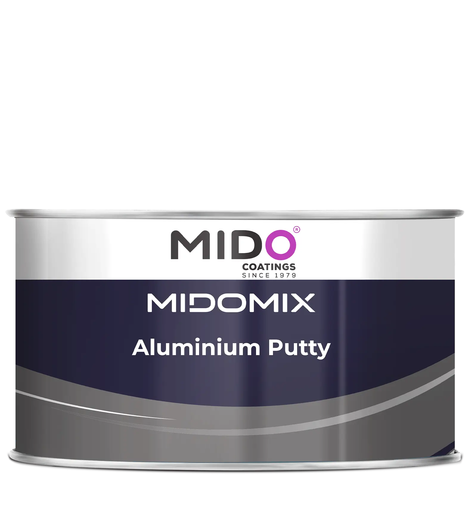 MIDOMIX Aluminium Putty - aluminum filler for walls and metal surfaces